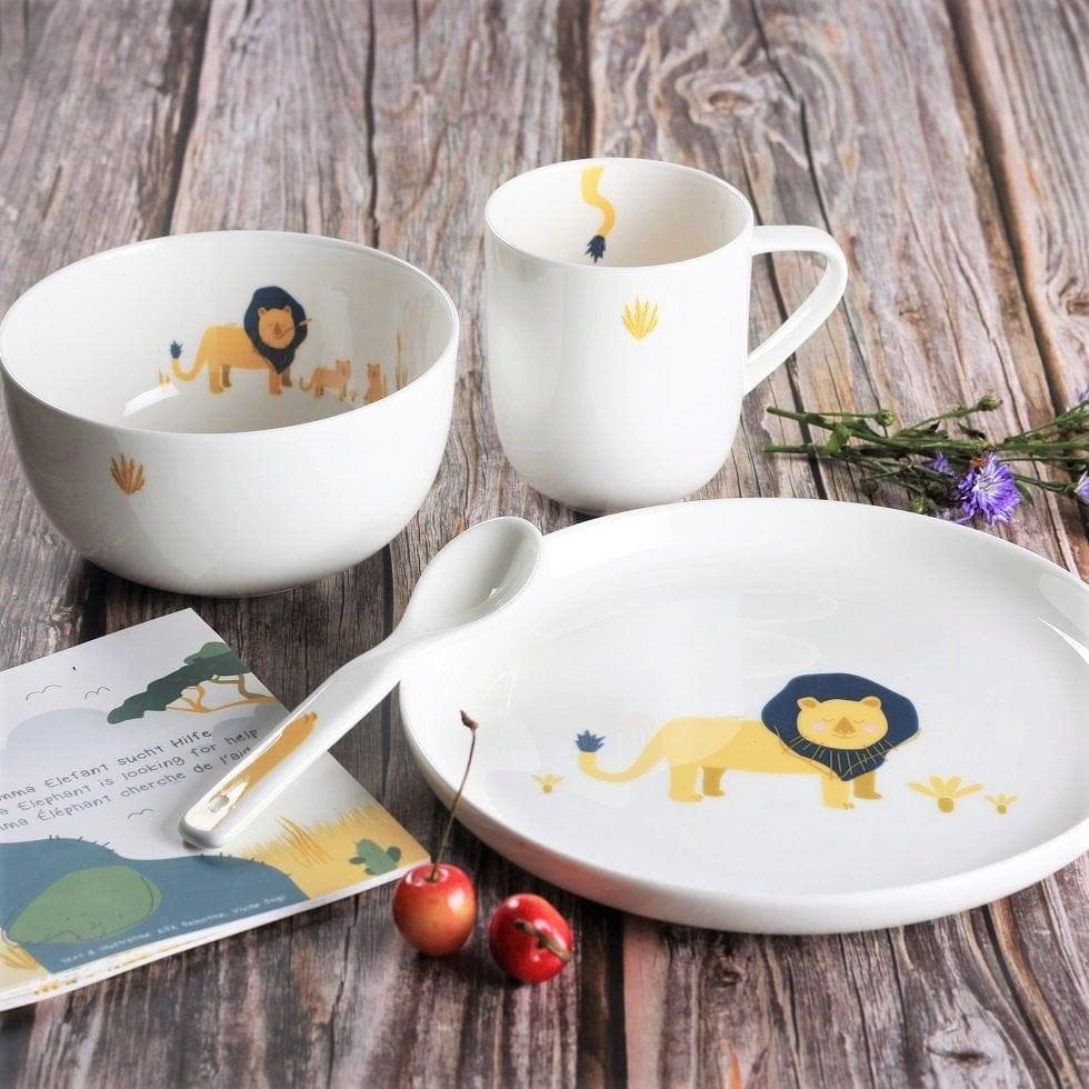 ASA Selection Kids 5-Piece Dinner Set - Leo Lion