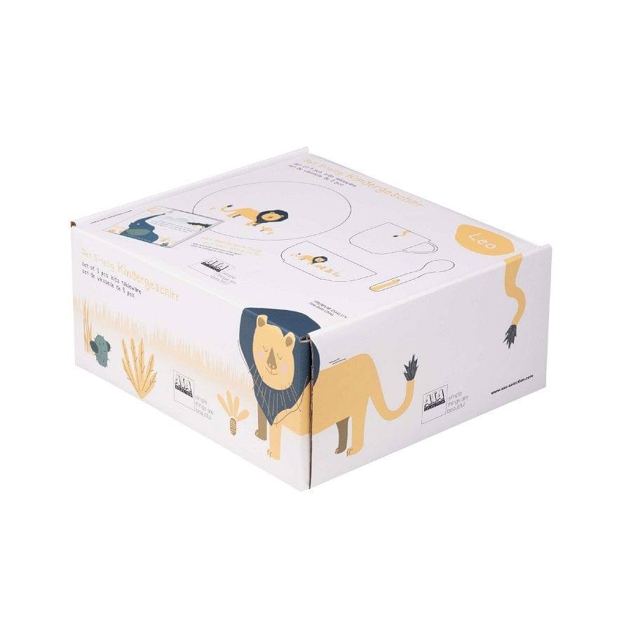 ASA Selection Kids 5-Piece Dinner Set - Leo Lion