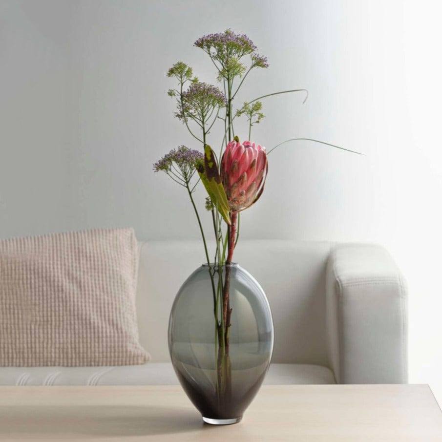 ASA Selection Mara Glass Vase - Grey