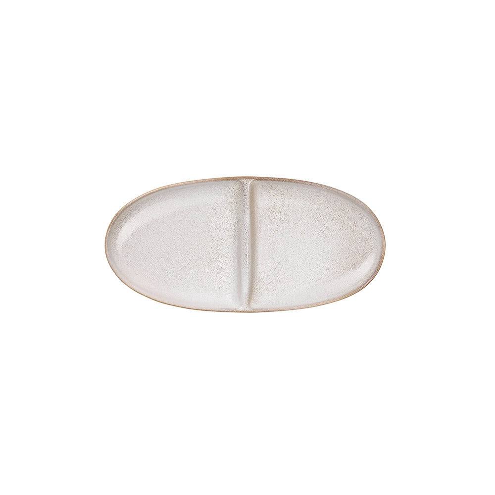 ASA Selection Seasons Oval Sectioned Plate - Sand