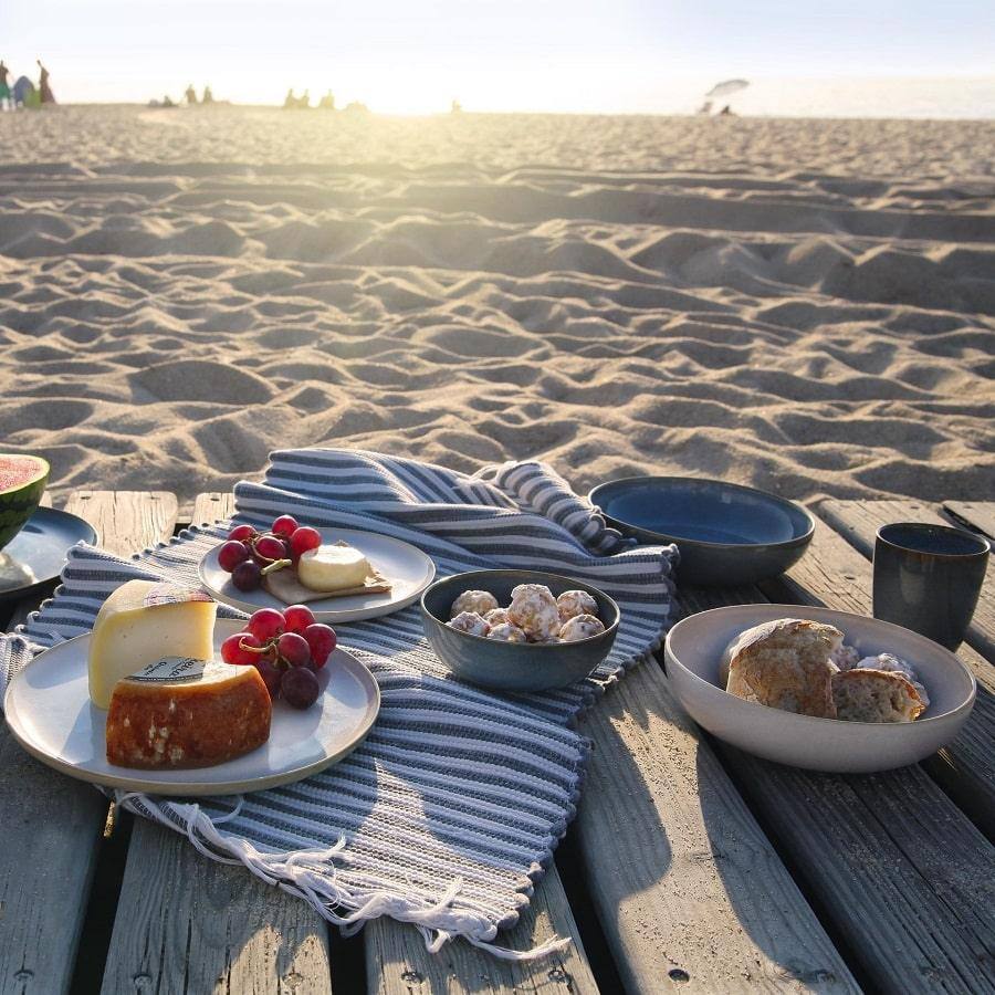 ASA Selection Seasons Pasta Plate - Denim