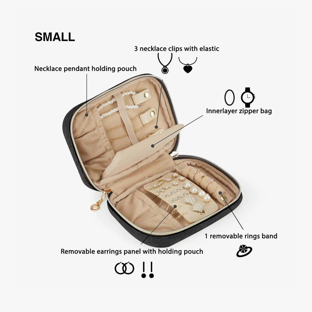 Bagsmart Belle Travel Jewellery Organiser Mini - Black