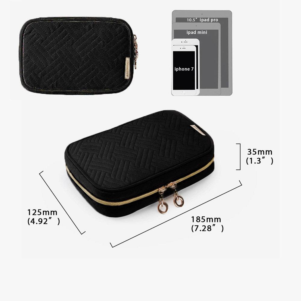 Bagsmart Belle Travel Jewellery Organiser Mini - Black
