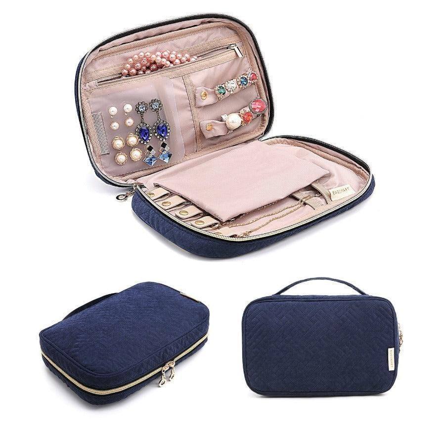 Bagsmart Belle Travel Jewellery Organiser Small - Navy