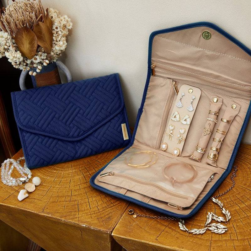 Bagsmart Peri Jewellery Pouch Medium - Smokey Blue