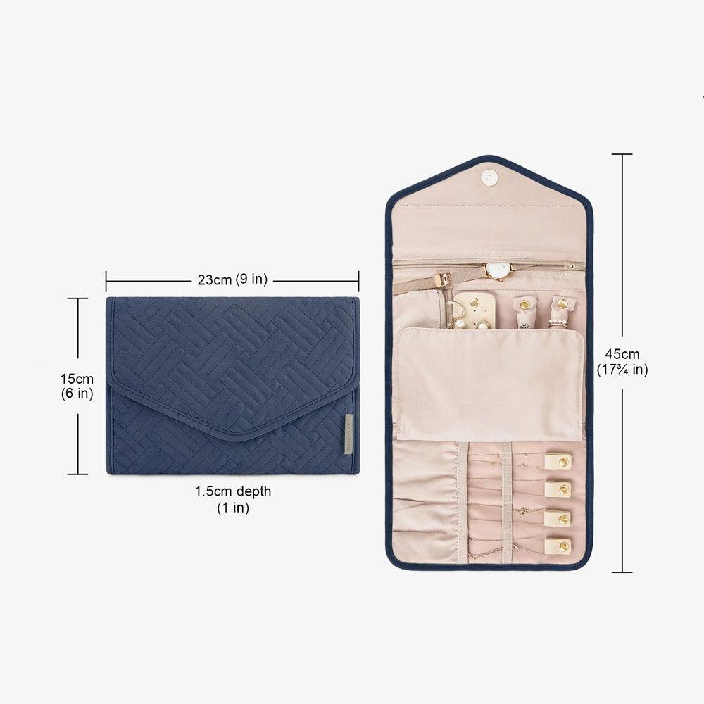 Bagsmart Peri Jewellery Pouch Medium - Smokey Blue