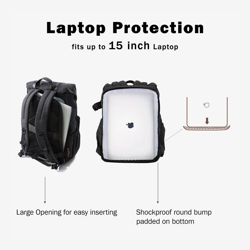 Bagsmart Photo Series Camera Backpack - Black