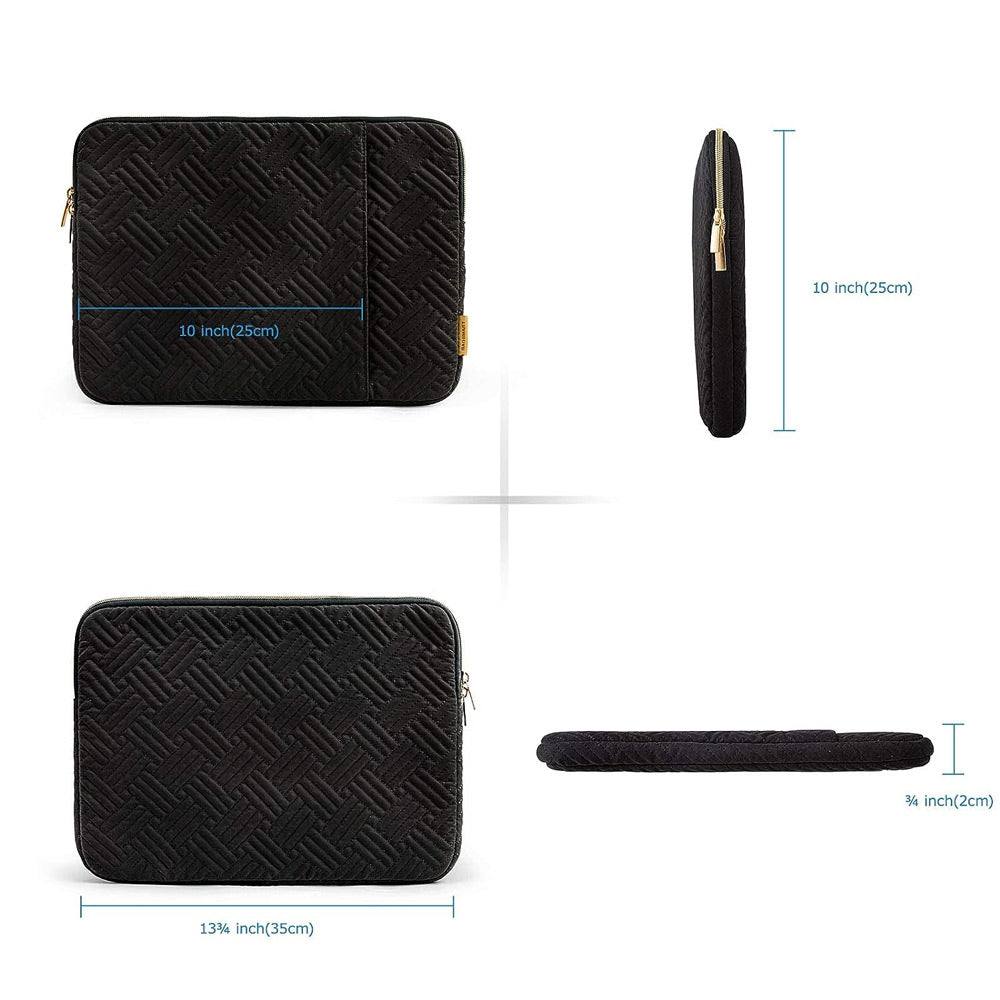 Bagsmart Rosa Laptop Sleeve - Black 13 to 13.3 Inch
