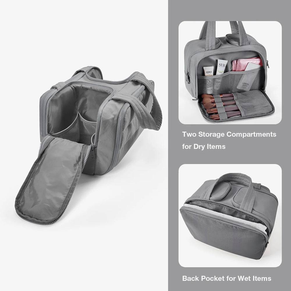 Bagsmart Zora Spacesaver Toiletry Bag - Grey