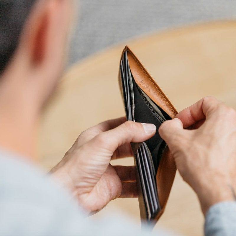 Bellroy Hide and Seek Wallet - Charcoal Cobalt RFID