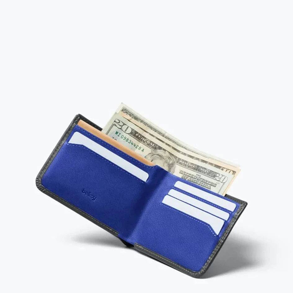 Bellroy Hide and Seek Wallet - Charcoal Cobalt RFID