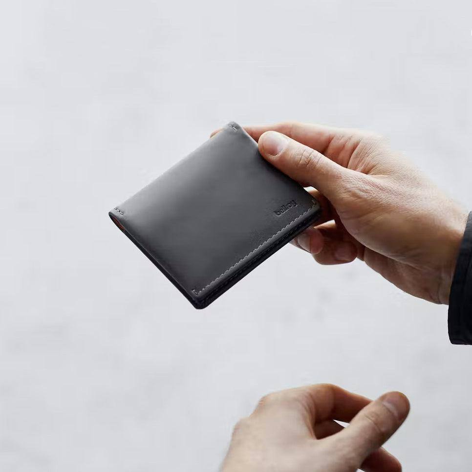 Bellroy Slim Sleeve Wallet - Charcoal Cobalt RFID