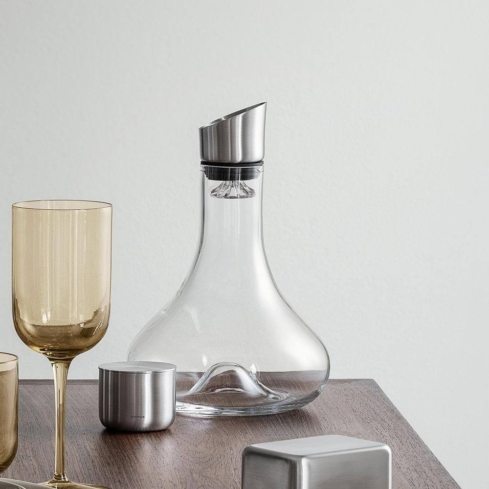Blomus Germany Alpha Wine Decanter with Aerator 2000ml