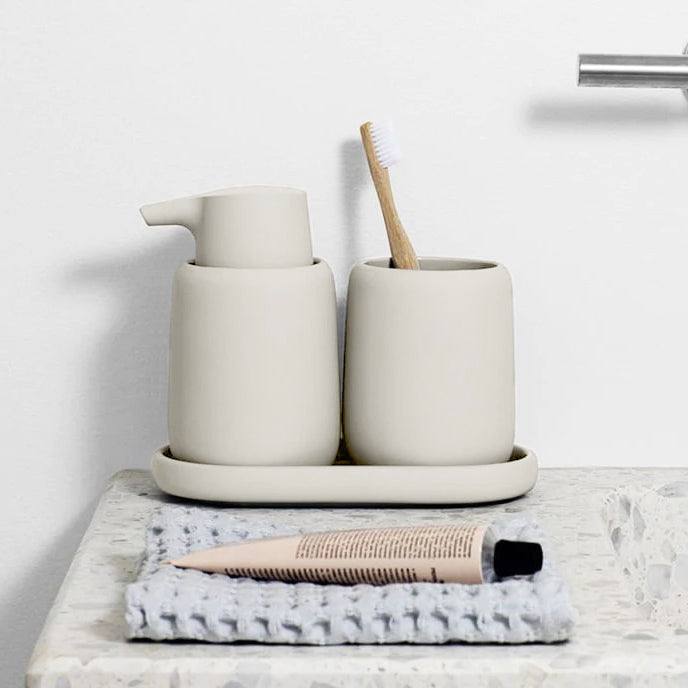 Blomus Germany Sono Toothbrush Tumbler - Moonbeam