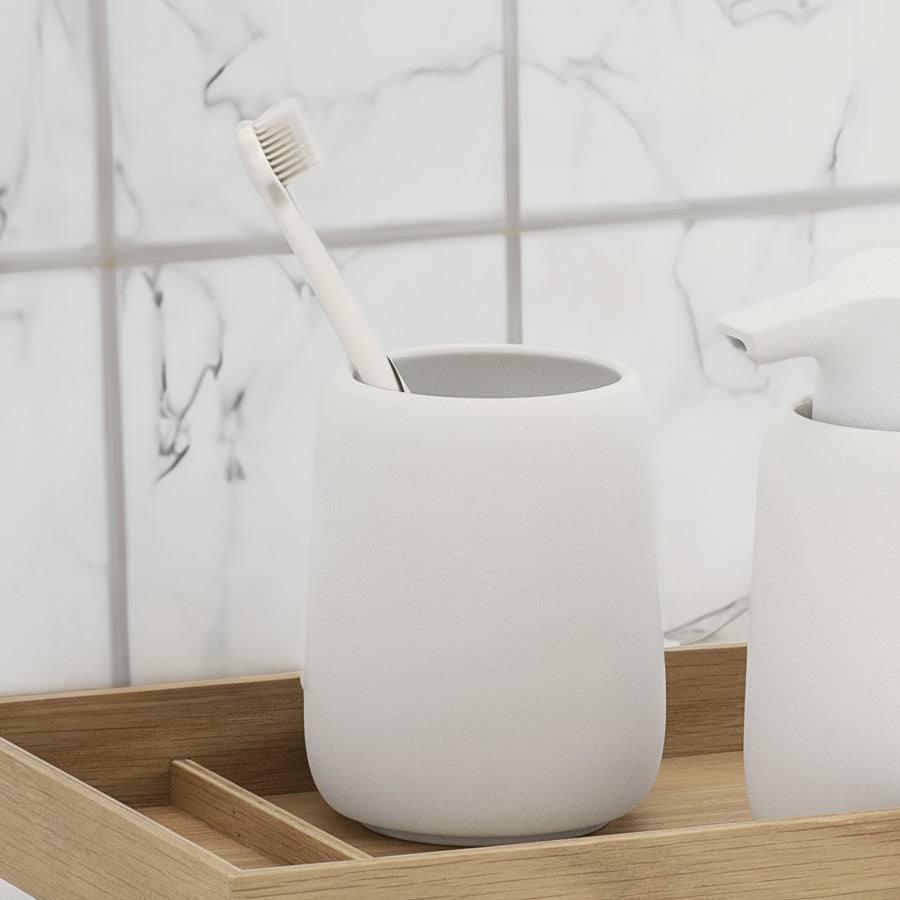 Blomus Germany Sono Toothbrush Tumbler - White