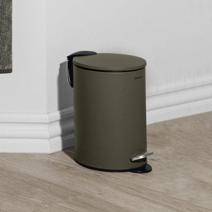Blomus Germany Tubo Pedal Bin Small - Tarmac
