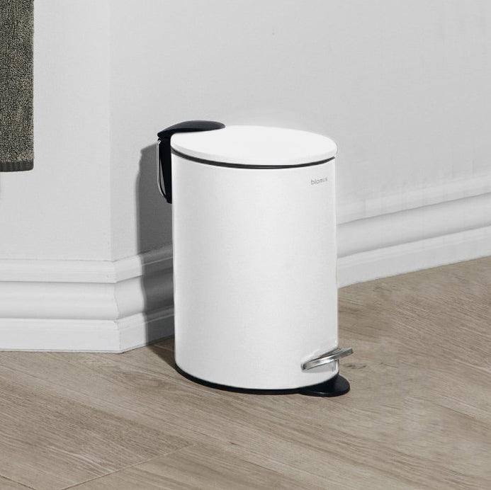 Blomus Germany Tubo Pedal Bin Small - White