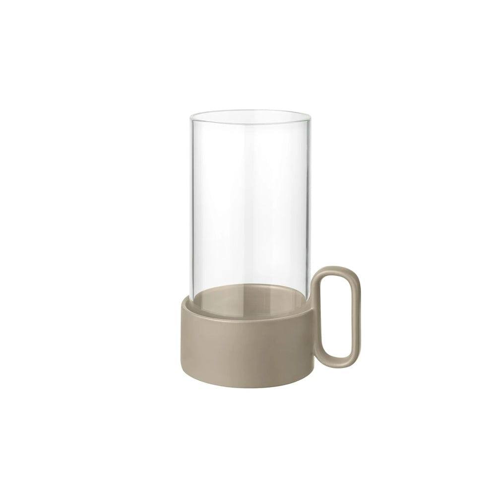 Blomus Germany Yuragi Glass and Ceramic Hurricane - Nomad
