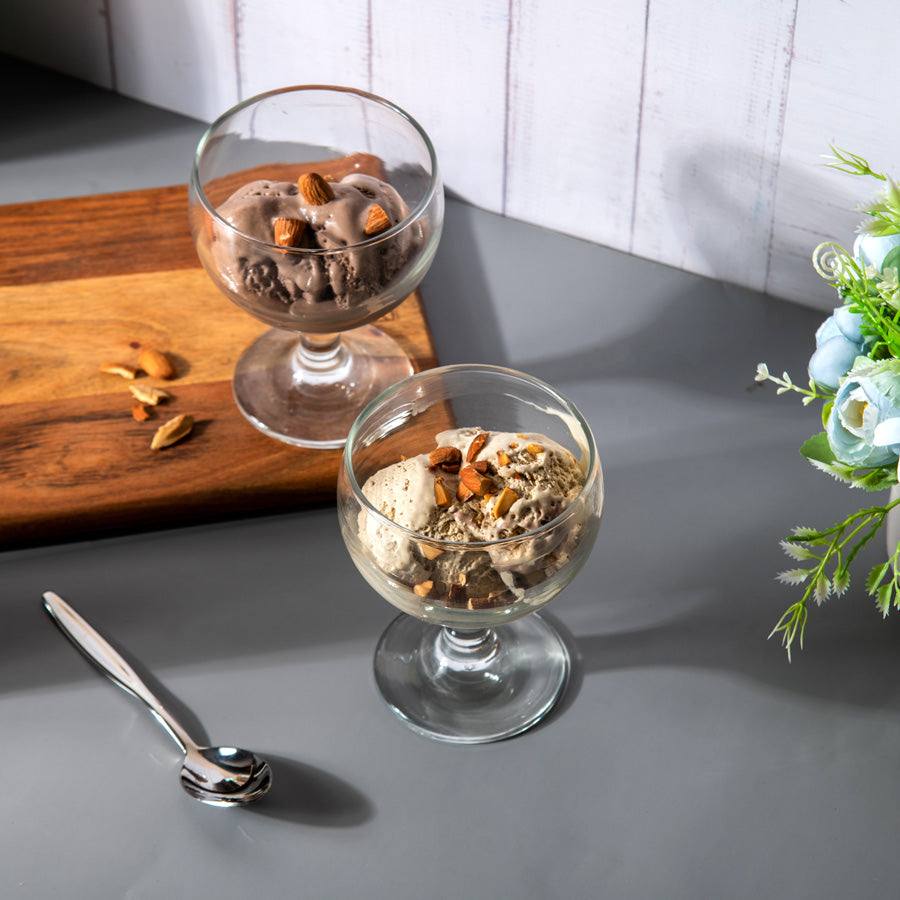 Borgonovo Palm Ice Cream Cups 350ml, Set of 6