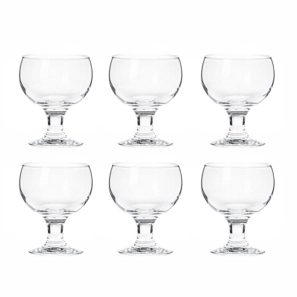 Borgonovo Palm Ice Cream Cups 350ml, Set of 6