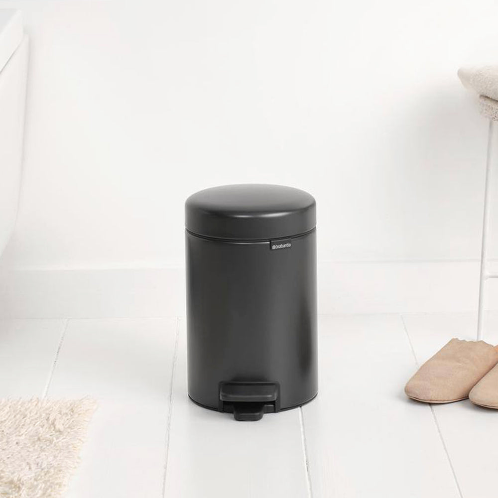 NewIcon Pedal Bin 3L - Matte Black