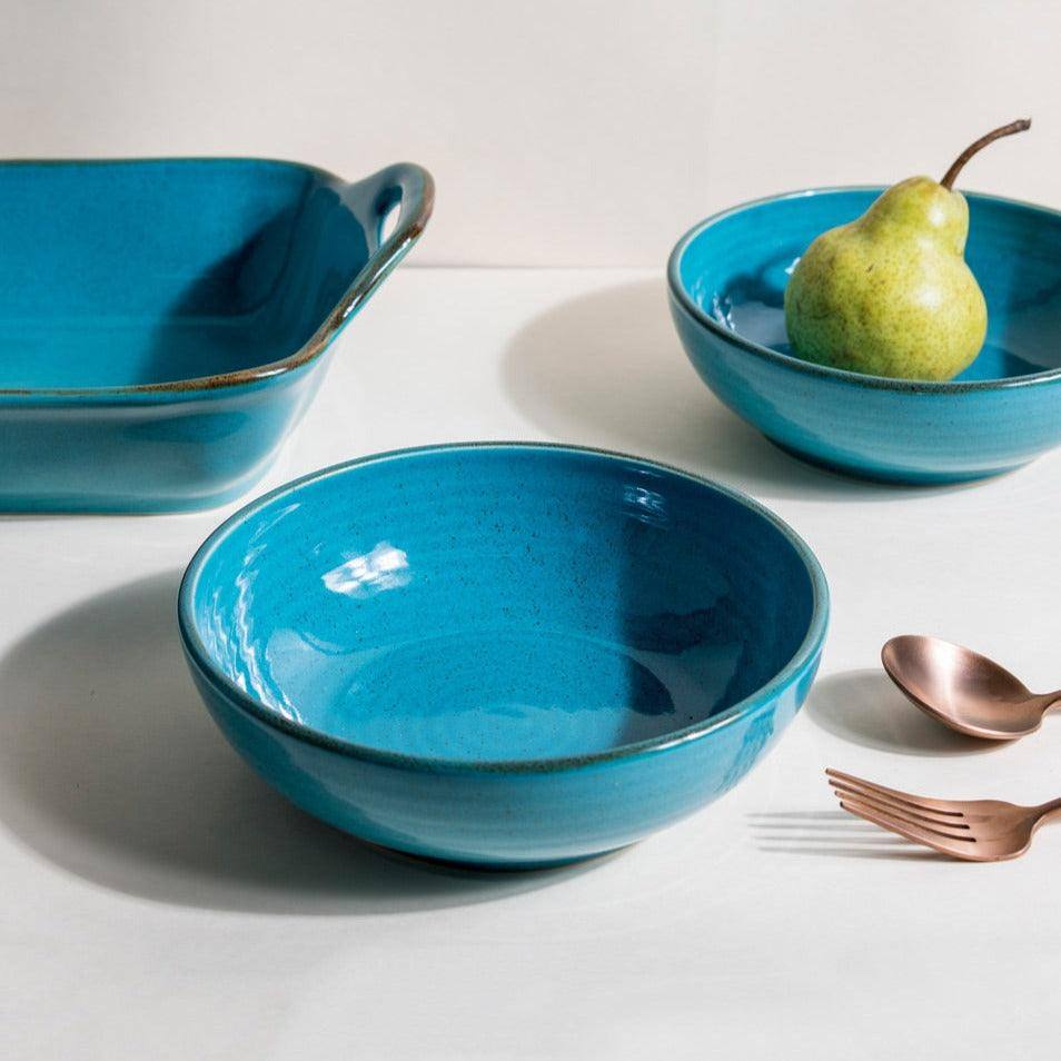 Casafina Portugal Sardegna Medium Bowl - Green Blue