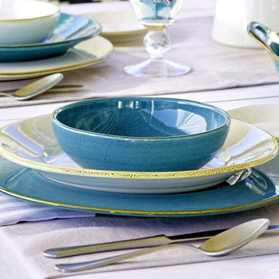 Casafina Portugal Sardegna Medium Bowl - Green Blue
