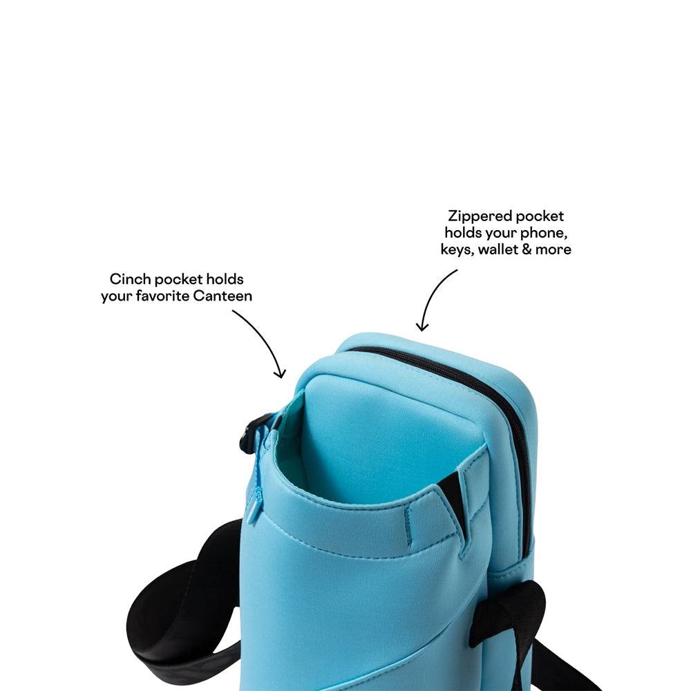 Corkcicle USA Crossbody Water Bottle Sling Bag - Santorini Neoprene