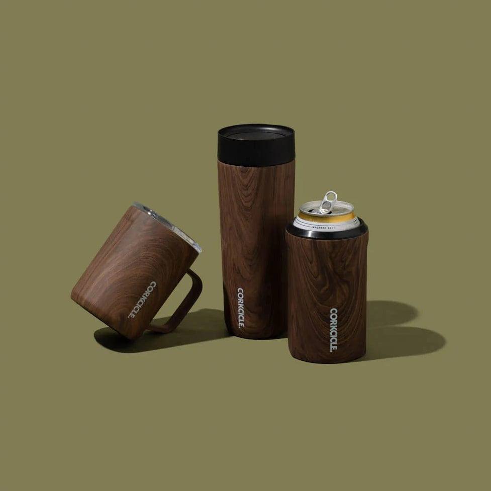 Corkcicle USA Insulated Commuter Coffee Mug 500ml - Walnut Wood