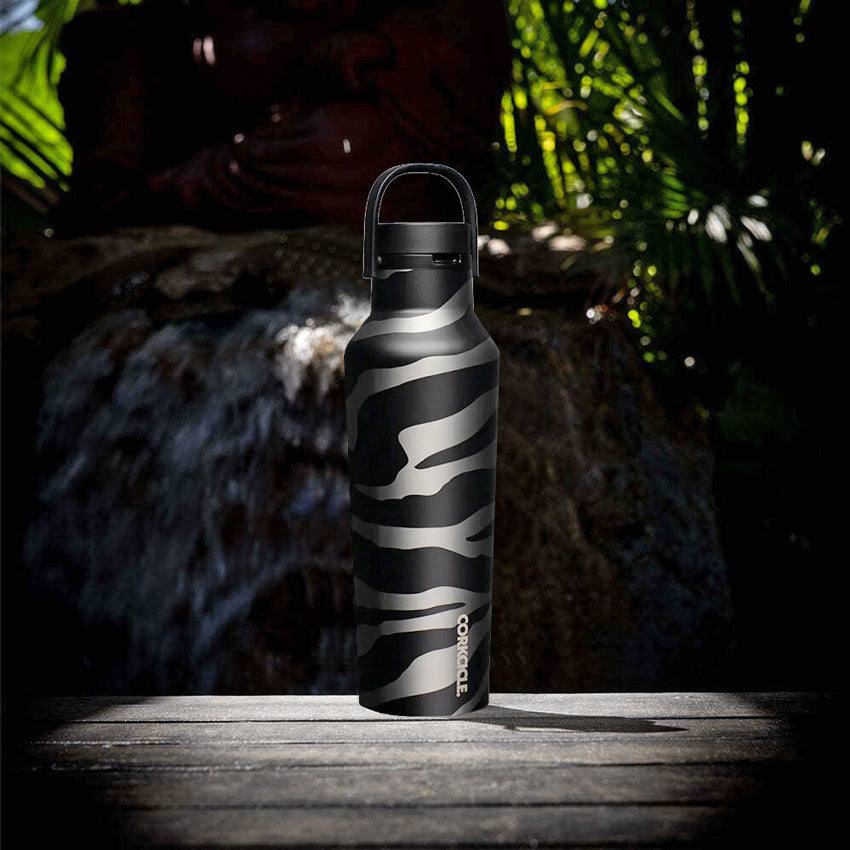 Corkcicle USA Insulated Sport Canteen 590ml - Luxe Zebra