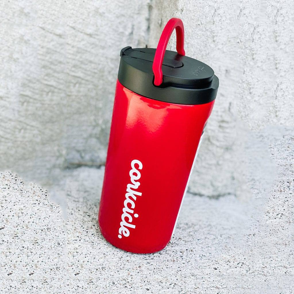 Corkcicle USA Kids Insulated Tumbler 350ml - Gloss Cardinal Red