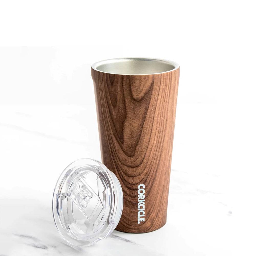 Corkcicle USA Tall Insulated Tumbler 475ml - Walnut Wood