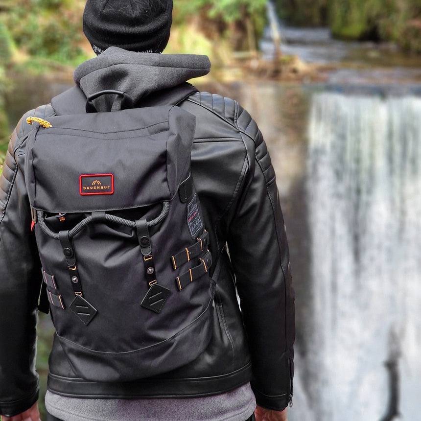 Doughnut Bags Colorado Happy Camper Series Large Backpack - Black