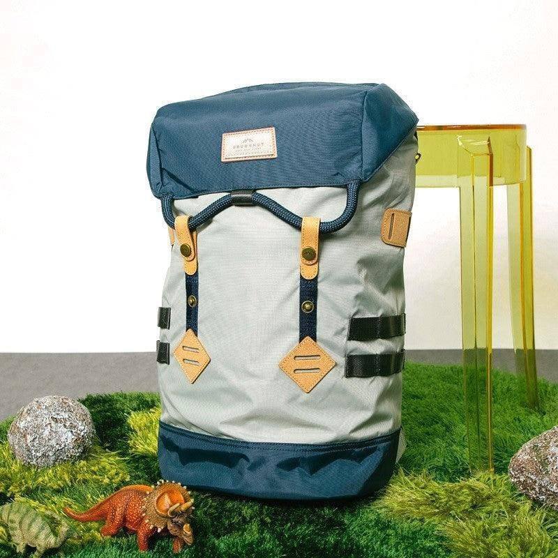 Doughnut Bags Colorado Jungle Series Large Backpack - Light Grey & Navy