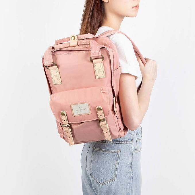 Doughnut Bags Macaroon Backpack Rose Modern Quests