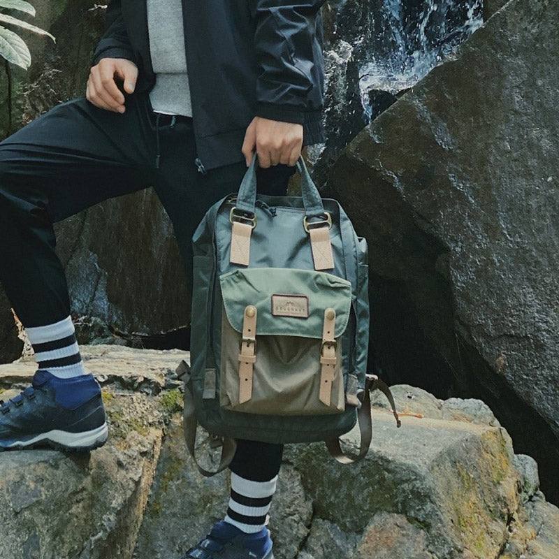 Doughnut Bags Macaroon Jungle Series Backpack - Olive & Army Green