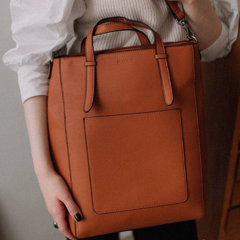 Ecosusi Convertible Tote Backpack - Tan