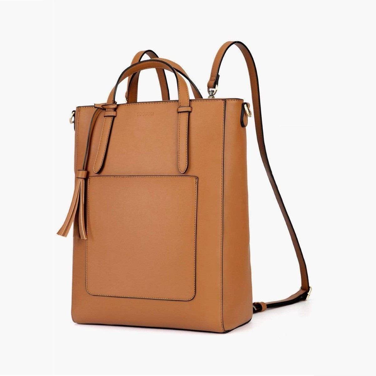Ecosusi Convertible Tote Backpack - Tan