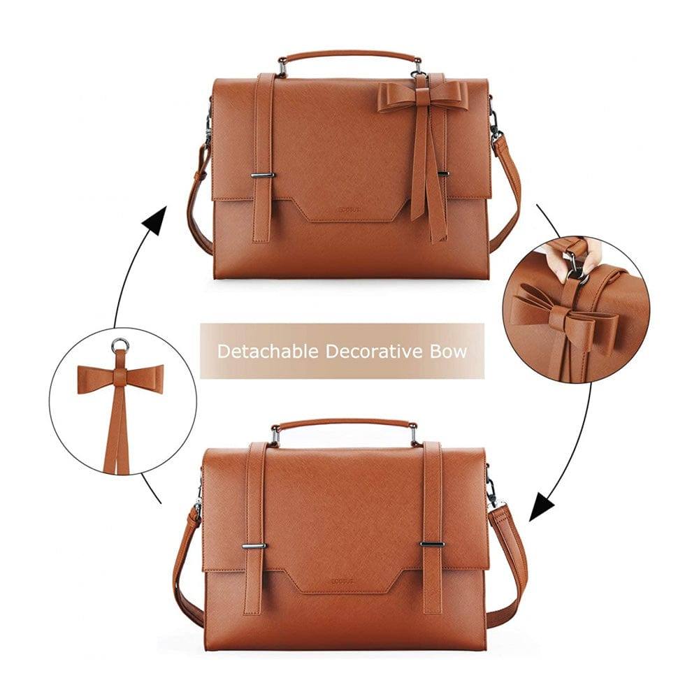 Ecosusi Messenger Laptop Bag - Brown