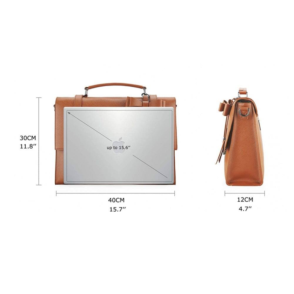 Ecosusi Messenger Laptop Bag - Brown