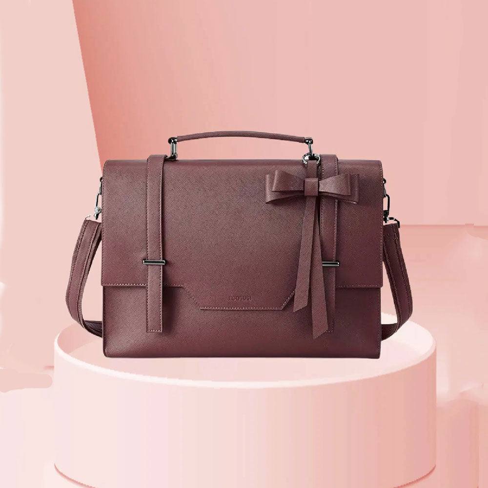 Ecosusi Messenger Laptop Bag - Burgundy