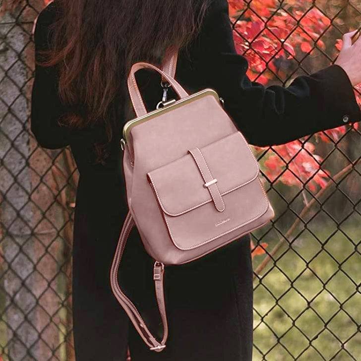 Ecosusi Petite Vintage Backpack - Pink