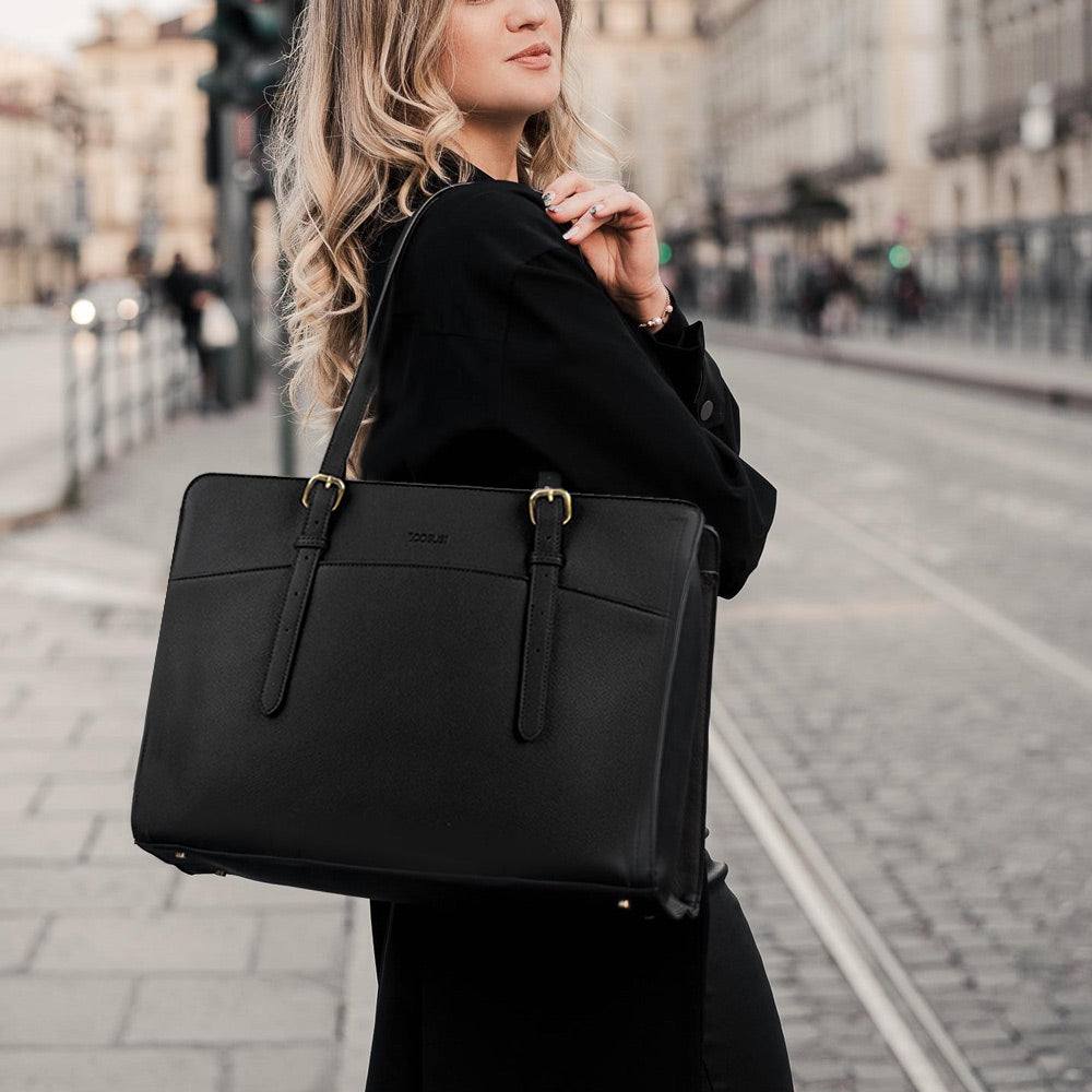 Laptop Tote Leather Work Bags For Ladies The Carter Ladies' Laptop