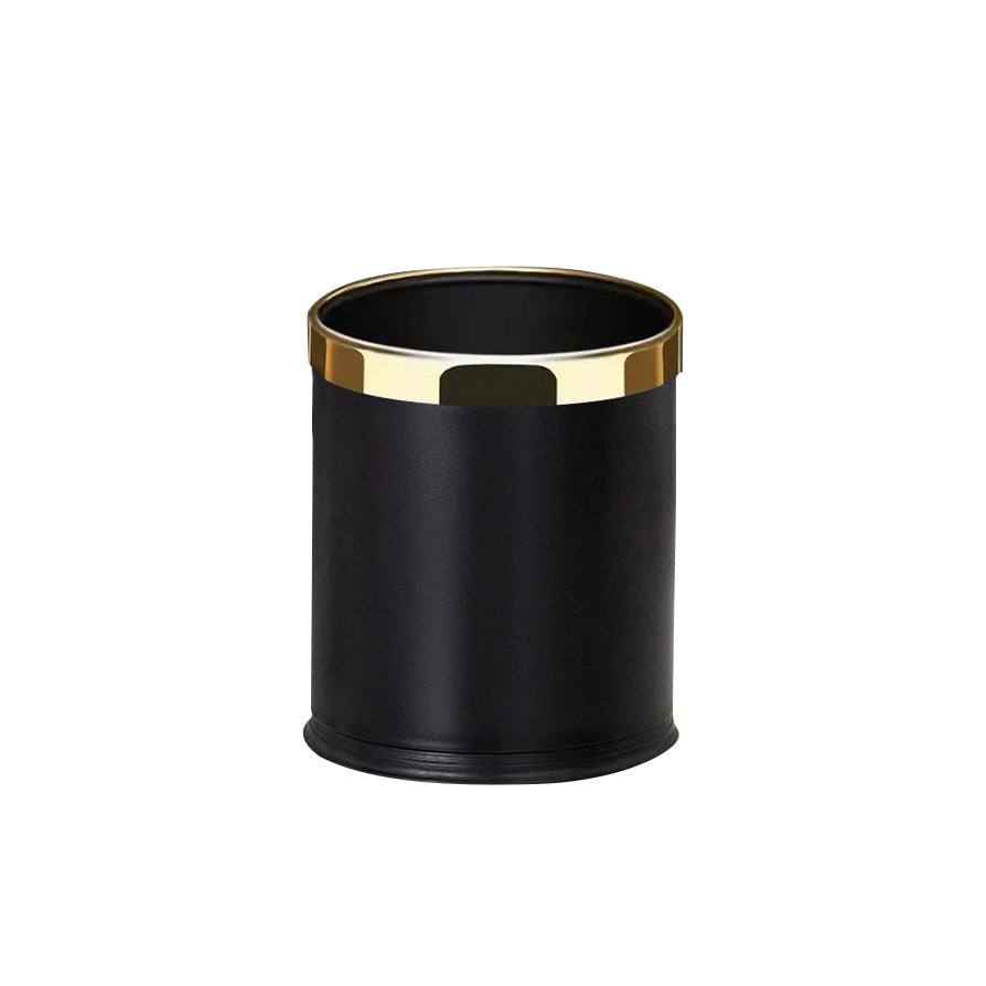 Enhabit Bare Waste Bin - Black & Gold