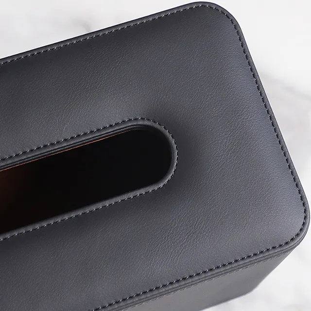 Enhabit Cabin High Tissue Box Holder - Black