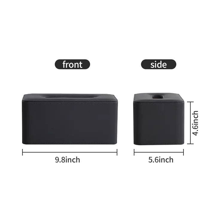 Enhabit Cabin High Tissue Box Holder - Black