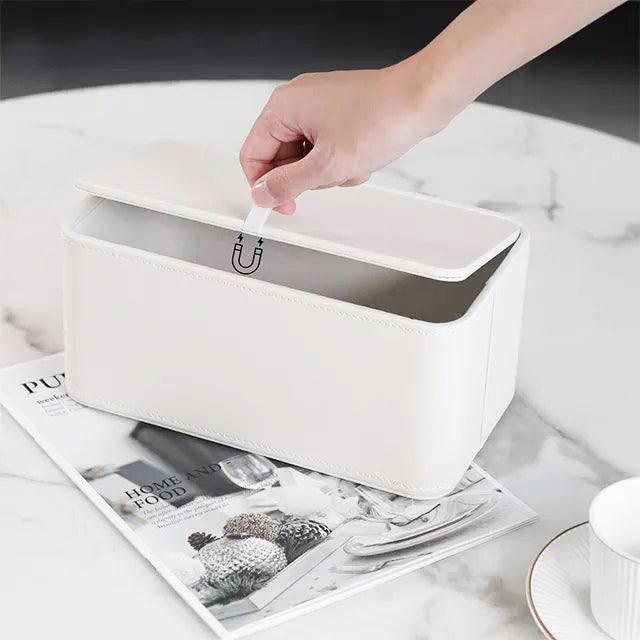 Enhabit Cabin High Tissue Box Holder - White