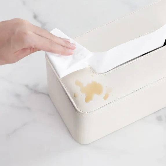 Enhabit Cabin High Tissue Box Holder - White