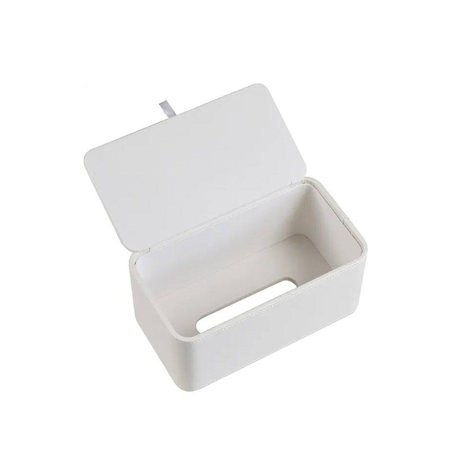 Enhabit Cabin High Tissue Box Holder - White
