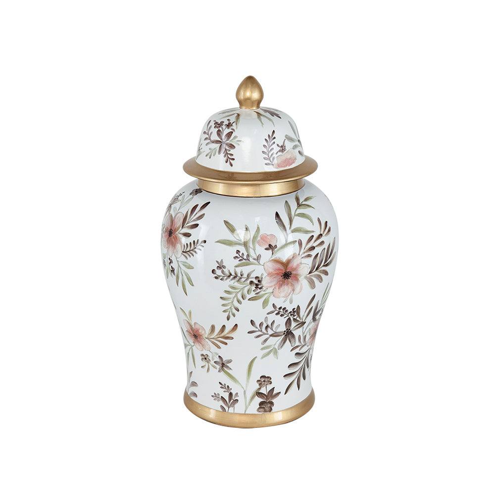 Enhabit Chantilly Ginger Jar With Lid XL - Ivory